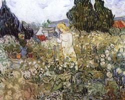 Vincent Van Gogh Mlle.Gachet in Her Garden at Auvers-sur-Oise china oil painting image